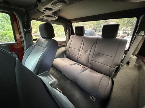 Red 2008 Jeep Wrangler Sahara