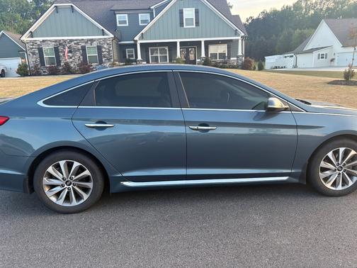 Blue 2015 Hyundai SONATA Sport