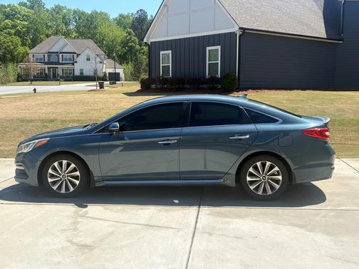 Blue 2015 Hyundai SONATA Sport