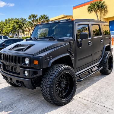 Black 2005 Hummer H2 Base
