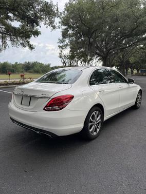 White 2015 Mercedes-Benz C-Class C 300 Luxury