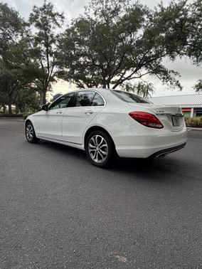 White 2015 Mercedes-Benz C-Class C 300 Luxury