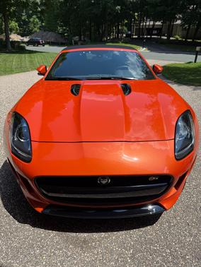 Orange 2014 Jaguar F-TYPE S