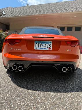 Orange 2014 Jaguar F-TYPE S