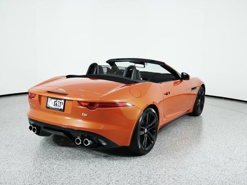 Orange 2014 Jaguar F-TYPE S