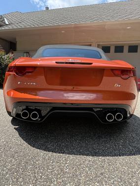 Orange 2014 Jaguar F-TYPE S