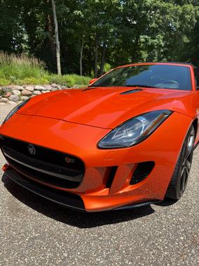 Orange 2014 Jaguar F-TYPE S