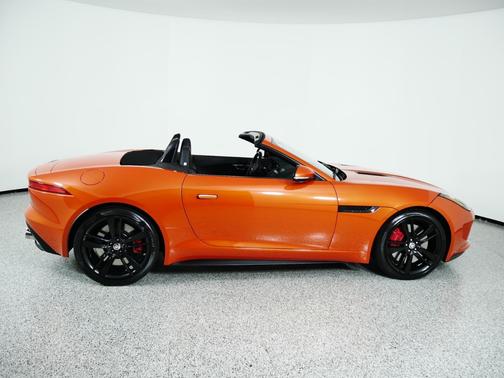 Orange 2014 Jaguar F-TYPE S