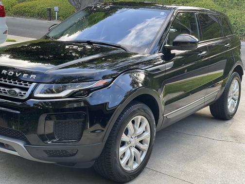 Black 2018 Land Rover Range Rover Evoque SE