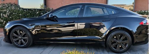 Black 2021 Tesla Model S Plaid