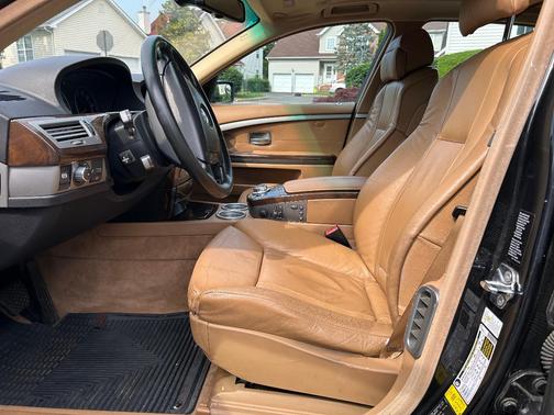 Black 2008 BMW 750 Li