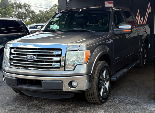 Gray 2013 Ford F-150 Lariat