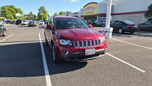 Red 2014 Jeep Compass Limited
