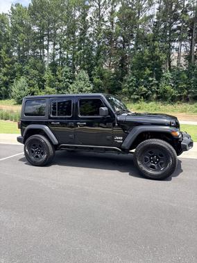Black 2020 Jeep Wrangler Unlimited Sport