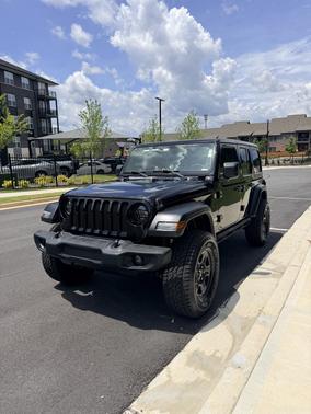Black 2020 Jeep Wrangler Unlimited Sport