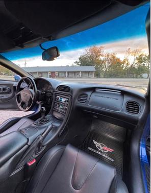 Blue 2002 Chevrolet Corvette Z06