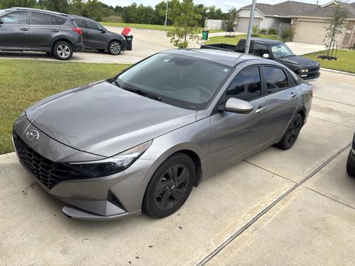 Gray 2021 Hyundai ELANTRA SEL
