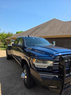 Blue 2021 RAM 3500 Laramie