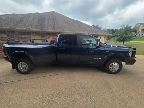 Blue 2021 RAM 3500 Laramie