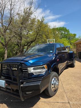 Blue 2021 RAM 3500 Laramie