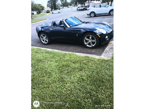 Blue 2008 Pontiac Solstice GXP
