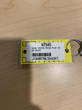 White 2020 Toyota Prius Prime XLE