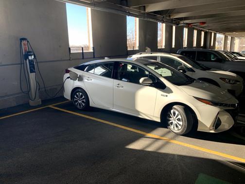 White 2020 Toyota Prius Prime XLE