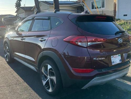 Red 2017 Hyundai TUCSON Limited