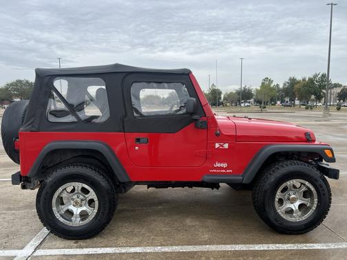 Red 2006 Jeep Wrangler X
