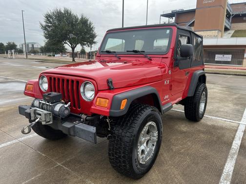 Red 2006 Jeep Wrangler X