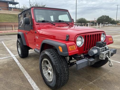 Red 2006 Jeep Wrangler X