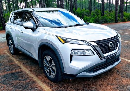 Silver 2021 Nissan Rogue SV