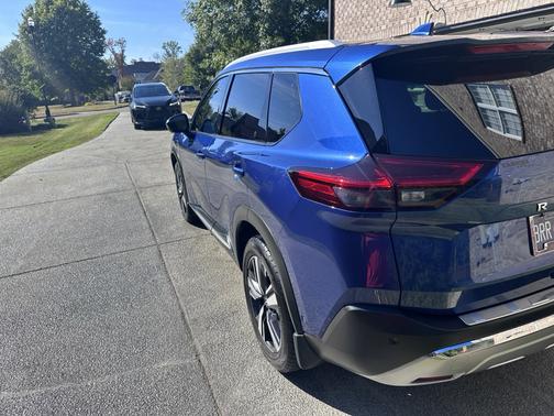 Blue 2023 Nissan Rogue Platinum