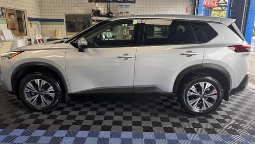 Silver 2021 Nissan Rogue SV