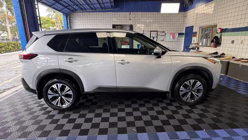 Silver 2021 Nissan Rogue SV
