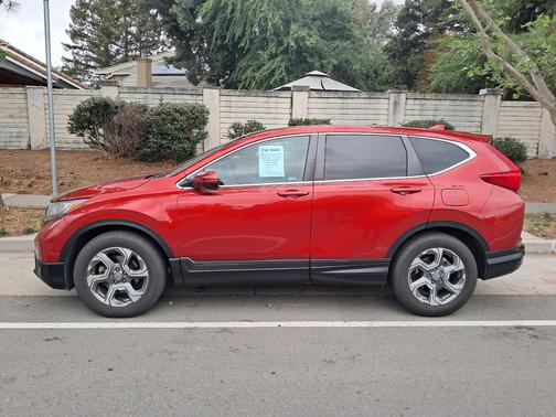 Orange 2018 Honda CR-V EX