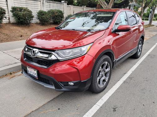 Orange 2018 Honda CR-V EX
