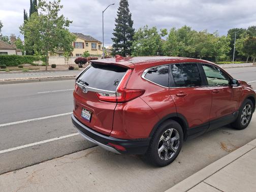 Orange 2018 Honda CR-V EX