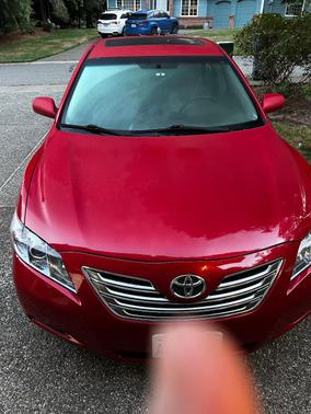 Red 2009 Toyota Camry Hybrid Base