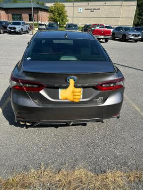 Gray 2022 Toyota Camry Hybrid SE