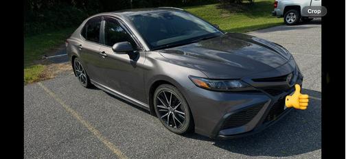 Gray 2022 Toyota Camry Hybrid SE