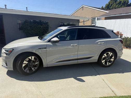 Beige 2022 Audi e-tron Premium