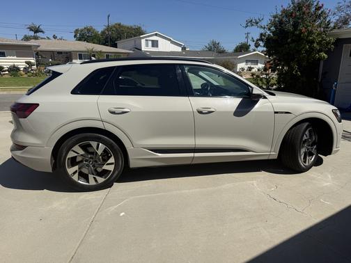 Beige 2022 Audi e-tron Premium