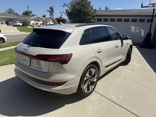 Beige 2022 Audi e-tron Premium