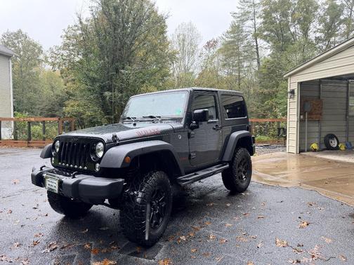 Gray 2017 Jeep Wrangler Willys Wheeler