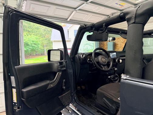 Gray 2017 Jeep Wrangler Willys Wheeler