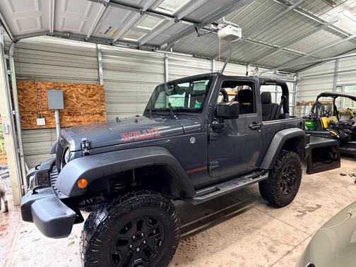 Gray 2017 Jeep Wrangler Willys Wheeler