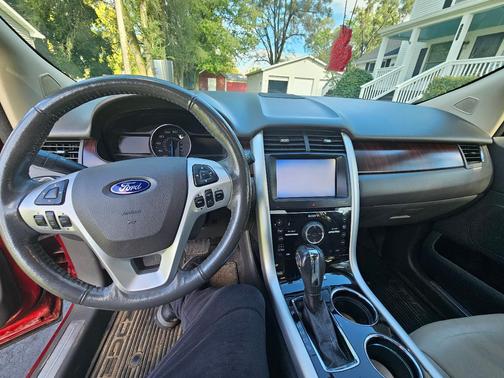 Red 2013 Ford Edge Limited