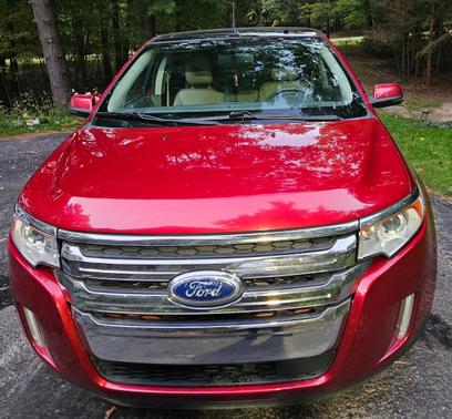 Red 2013 Ford Edge Limited