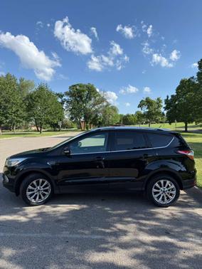 Black 2017 Ford Escape Titanium